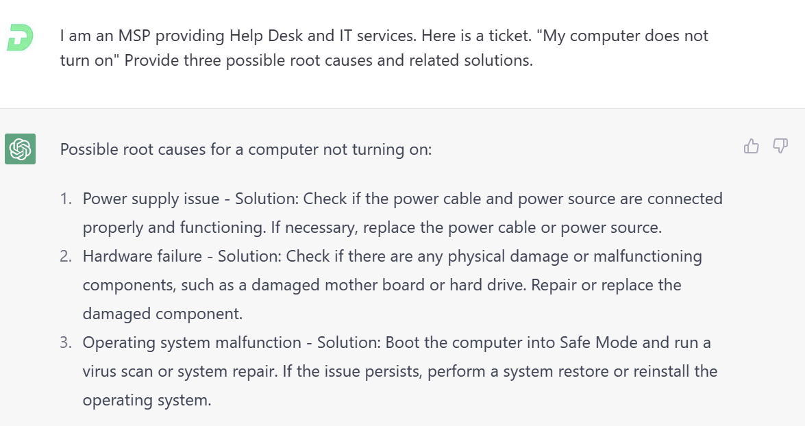 Solution Recommendation By Bot